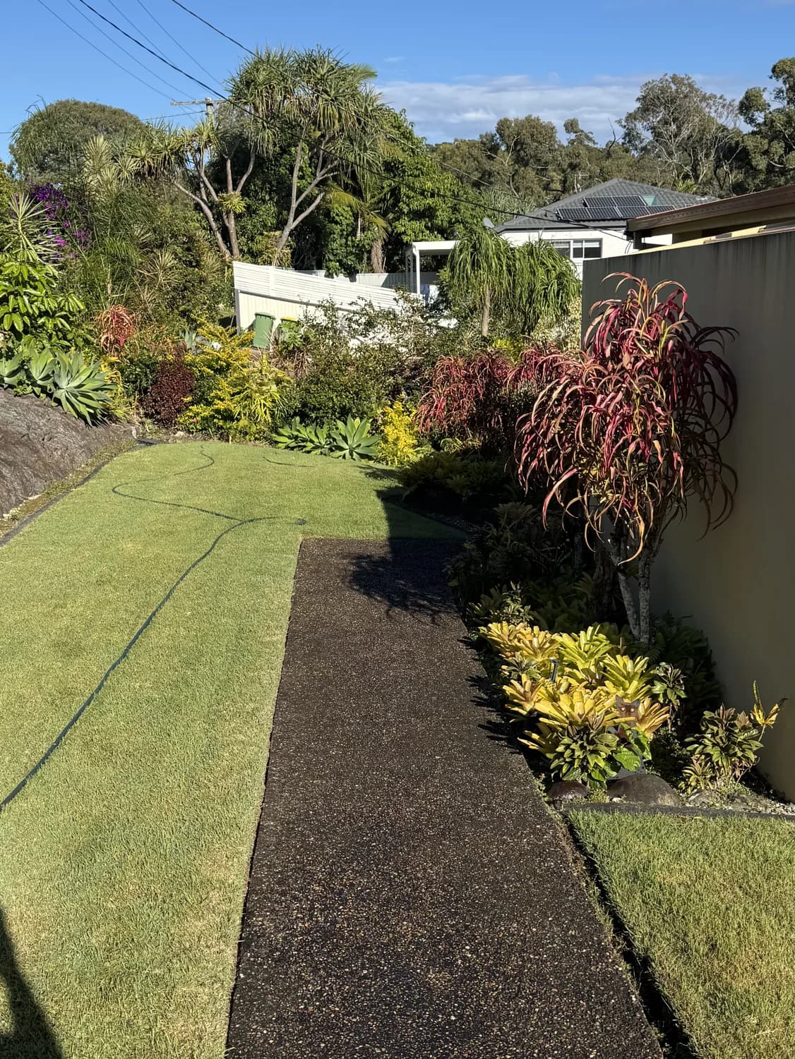 Side path, before